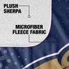 Montana State University Blanket, 50"x60" Logo Dots Silky Touch Sherpa Back Super Soft Throw Blanket view 4