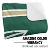Sacramento State University Blanket, 50"x60" Primary Logo Stripes Silky Touch Sherpa Back Super Soft Throw Blanket view 3
