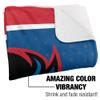 DePaul University Blanket, 50"x60" Logo Dots Silky Touch Sherpa Back Super Soft Throw Blanket view 3