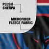 DePaul University Blanket, 50"x60" Logo Dots Silky Touch Sherpa Back Super Soft Throw Blanket view 4
