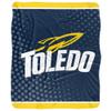 University of Toledo Blanket, 50"x60" Logo Dots Silky Touch Sherpa Back Super Soft Throw Blanket view 2