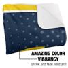 University of Toledo Blanket, 50"x60" Logo Dots Silky Touch Sherpa Back Super Soft Throw Blanket view 3