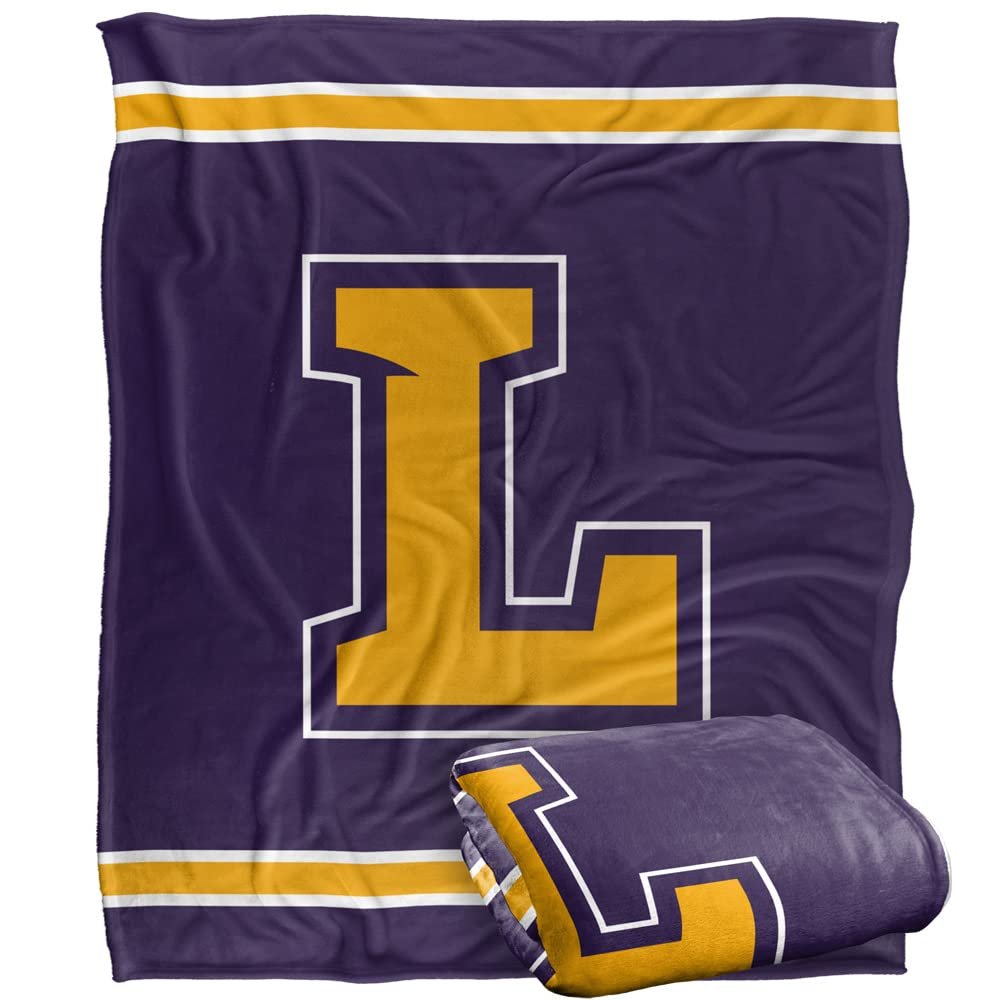 Lipscomb University Bisons Blanket, 50"x60" Primary Logo Stripes, Silky Touch Super Soft Throw
