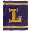 Lipscomb University Bisons Blanket, 50"x60" Primary Logo Stripes, Silky Touch Super Soft Throw view 2