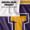 Lipscomb University Bisons Blanket, 50"x60" Primary Logo Stripes, Silky Touch Super Soft Throw view 4