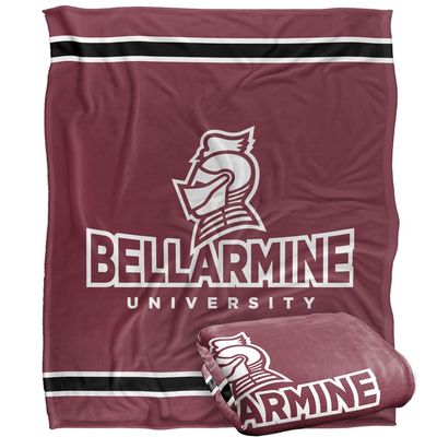 Bellarmine University Knights Blanket, 50"x60" Primary Logo Stripes, Silky Touch Super Soft Throw