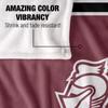 Bellarmine University Knights Blanket, 50"x60" Primary Logo Stripes, Silky Touch Super Soft Throw view 4