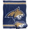 Montana State University Bobcats Blanket, 50"x60" Primary Logo Stripes, Silky Touch Super Soft Throw view 1