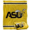 Alabama State University Hornets Blanket, 50"x60" Primary Logo Stripes, Silky Touch Super Soft Throw view 1