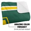 Arkansas Tech University Blanket, 50"x60" Primary Logo Stripes Silky Touch Sherpa Back Super Soft Throw Blanket view 3