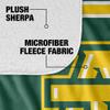 Arkansas Tech University Blanket, 50"x60" Primary Logo Stripes Silky Touch Sherpa Back Super Soft Throw Blanket view 4