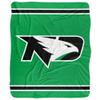 University of North Dakota Blanket, 50"x60" Primary Logo Stripes Silky Touch Sherpa Back Super Soft Throw Blanket view 2