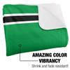 University of North Dakota Blanket, 50"x60" Primary Logo Stripes Silky Touch Sherpa Back Super Soft Throw Blanket view 3