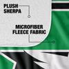 University of North Dakota Blanket, 50"x60" Primary Logo Stripes Silky Touch Sherpa Back Super Soft Throw Blanket view 4