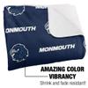 Monmouth University Blanket, 50"x60" Logo Pattern Silky Touch Sherpa Back Super Soft Throw Blanket view 3