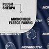 Monmouth University Blanket, 50"x60" Logo Pattern Silky Touch Sherpa Back Super Soft Throw Blanket view 4