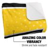 Towson University Blanket, 50"x60" Logo Dots Silky Touch Sherpa Back Super Soft Throw Blanket view 3