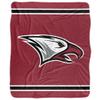 North Carolina Central University Blanket, 50"x60" Primary Logo Stripes Silky Touch Sherpa Back Super Soft Throw Blanket view 2