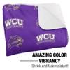 Western Carolina University Blanket, 50"x60" Logo Pattern Silky Touch Sherpa Back Super Soft Throw Blanket view 3