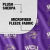 Western Carolina University Blanket, 50"x60" Logo Pattern Silky Touch Sherpa Back Super Soft Throw Blanket view 4