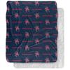 University of Richmond Blanket, 50"x60" Logo Pattern Silky Touch Sherpa Back Super Soft Throw Blanket view 1