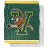 University of Vermont Blanket, 50"x60" Logo Dots Silky Touch Sherpa Back Super Soft Throw Blanket view 1