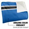 Middle Tennessee State University Blanket, 50"x60" Primary Logo Stripes Silky Touch Sherpa Back Super Soft Throw Blanket view 3