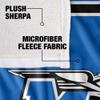 Middle Tennessee State University Blanket, 50"x60" Primary Logo Stripes Silky Touch Sherpa Back Super Soft Throw Blanket view 4