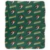 University of Vermont Blanket, 50"x60" Logo Pattern Silky Touch Sherpa Back Super Soft Throw Blanket view 2