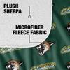 University of Vermont Blanket, 50"x60" Logo Pattern Silky Touch Sherpa Back Super Soft Throw Blanket view 4