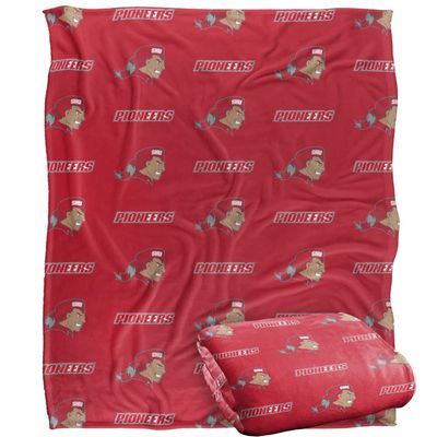 Sacred Heart University Pioneers Blanket, 50"x60" Logo Pattern, Silky Touch Super Soft Throw