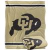 University of Colorado Buffaloes Blanket, 50"x60" Primary Logo Stripes, Silky Touch Super Soft Throw view 1