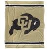 University of Colorado Buffaloes Blanket, 50"x60" Primary Logo Stripes, Silky Touch Super Soft Throw view 2