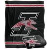 University of Indianapolis Hounds Blanket, 50"x60" Primary Logo Stripes, Silky Touch Super Soft Throw view 1