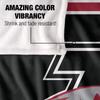 University of Indianapolis Hounds Blanket, 50"x60" Primary Logo Stripes, Silky Touch Super Soft Throw view 4