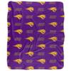 University of Northern Iowa Blanket, 50"x60" Logo Pattern Silky Touch Sherpa Back Super Soft Throw Blanket view 2