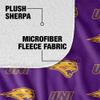 University of Northern Iowa Blanket, 50"x60" Logo Pattern Silky Touch Sherpa Back Super Soft Throw Blanket view 4