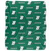 Binghamton University Blanket, 50"x60" Logo Pattern Silky Touch Sherpa Back Super Soft Throw Blanket view 2