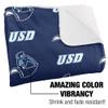 University of San Diego Blanket, 50"x60" Logo Pattern Silky Touch Sherpa Back Super Soft Throw Blanket view 3