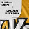 Virginia Commonwealth University Blanket, 50"x60" Logo Dots Silky Touch Sherpa Back Super Soft Throw Blanket view 4