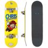 Complete Pro Skateboard by Braille for Girls, Boys, Kids Youth, Adult, Teens, Beginners - Fully Assembled with Poster & Stickers (7.75, Chris Pro Model) view 1