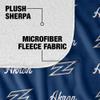 University of Akron Blanket, 50"x60" Logo Pattern Silky Touch Sherpa Back Super Soft Throw Blanket view 4