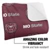 Missouri State University Blanket, 50"x60" Logo Pattern Silky Touch Sherpa Back Super Soft Throw Blanket view 3