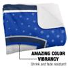 Creighton University Blanket, 50"x60" Logo Dots Silky Touch Sherpa Back Super Soft Throw Blanket view 3
