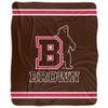 Brown University Blanket, 50"x60" Primary Logo Stripes Silky Touch Sherpa Back Super Soft Throw Blanket view 2