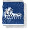 Drake University Blanket, 50"x60" Logo Dots Silky Touch Sherpa Back Super Soft Throw Blanket view 1