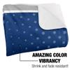 Drake University Blanket, 50"x60" Logo Dots Silky Touch Sherpa Back Super Soft Throw Blanket view 3