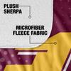 Central Michigan University Blanket, 50"x60" Logo Dots Silky Touch Sherpa Back Super Soft Throw Blanket view 4