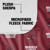 North Carolina Central University Blanket, 50"x60" Logo Pattern Silky Touch Sherpa Back Super Soft Throw Blanket view 4