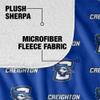 Creighton University Blanket, 50"x60" Logo Pattern Silky Touch Sherpa Back Super Soft Throw Blanket view 4